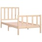 vidaXL Estructura de cama madera maciza 75x190 cm vidaXL Estructura de cama madera maciza 75x190 cm
