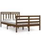 vidaXL Estructura cama madera maciza doble pequeña marrón 120x190 cm vidaXL Estructura cama madera maciza doble pequeña marrón 120x190 cm