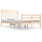 vidaXL Estructura de cama madera maciza 120x200 cm