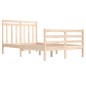 vidaXL Estructura de cama madera maciza 120x200 cm