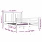 vidaXL Estructura de cama de madera maciza 160x200 cm vidaXL Estructura de cama de madera maciza 160x200 cm