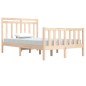 vidaXL Estructura de cama madera maciza 120x190 cm vidaXL Estructura de cama madera maciza 120x190 cm