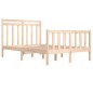 vidaXL Estructura de cama madera maciza 120x190 cm vidaXL Estructura de cama madera maciza 120x190 cm