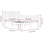 vidaXL Estructura de cama madera maciza 120x190 cm vidaXL Estructura de cama madera maciza 120x190 cm