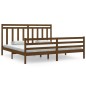 vidaXL Estructura de cama madera maciza de pino marrón miel 200x200 cm vidaXL Estructura de cama madera maciza de pino marrón miel 200x200 cm