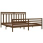 vidaXL Estructura de cama madera maciza de pino marrón miel 200x200 cm vidaXL Estructura de cama madera maciza de pino marrón miel 200x200 cm