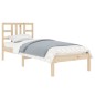 vidaXL Estructura de cama dmadera maciza de pino 90x200 cm vidaXL Estructura de cama dmadera maciza de pino 90x200 cm