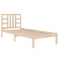 vidaXL Estructura de cama dmadera maciza de pino 90x200 cm vidaXL Estructura de cama dmadera maciza de pino 90x200 cm