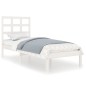 vidaXL Estructura de cama madera maciza de pino blanca 90x200 cm vidaXL Estructura de cama madera maciza de pino blanca 90x200 cm