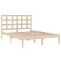 vidaXL Estructura de cama madera maciza 120x190 cm