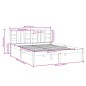 vidaXL Estructura de cama madera maciza de pino marrón miel 200x200 cm vidaXL Estructura de cama madera maciza de pino marrón miel 200x200 cm
