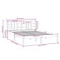 vidaXL Estructura de cama de madera maciza negra 140x200 cm vidaXL Estructura de cama de madera maciza negra 140x200 cm