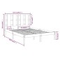 vidaXL Estructura de cama madera maciza 120x190 cm vidaXL Estructura de cama madera maciza 120x190 cm