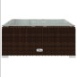 vidaXL Set muebles de jardín 7 piezas y cojines ratán sintético marrón vidaXL Set muebles de jardín 7 piezas y cojines ratán sintético marrón
