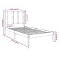 vidaXL Estructura de cama madera maciza pino marrón miel 100x200 cm
