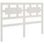 vidaXL Estructura de cama doble de madera maciza blanca 120x190cm vidaXL Estructura de cama doble de madera maciza blanca 120x190cm