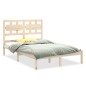 vidaXL Estructura de cama madera maciza de pino 120x200 cm vidaXL Estructura de cama madera maciza de pino 120x200 cm