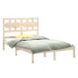 vidaXL Estructura de cama madera maciza de pino 120x200 cm vidaXL Estructura de cama madera maciza de pino 120x200 cm