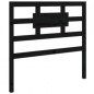 vidaXL Estructura de cama individual madera maciza negra 90x190 cm vidaXL Estructura de cama individual madera maciza negra 90x190 cm