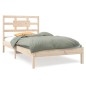 vidaXL Estructura de cama madera maciza 100x200 cm vidaXL Estructura de cama madera maciza 100x200 cm