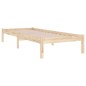 vidaXL Estructura de cama madera maciza 100x200 cm vidaXL Estructura de cama madera maciza 100x200 cm
