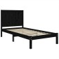 vidaXL Estructura de cama de madera maciza de pino negro 90x200 cm vidaXL Estructura de cama de madera maciza de pino negro 90x200 cm