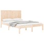 vidaXL Estructura de cama madera maciza de pino 140x190 cm vidaXL Estructura de cama madera maciza de pino 140x190 cm