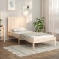vidaXL Estructura de cama madera maciza de pino 90x190 cm vidaXL Estructura de cama madera maciza de pino 90x190 cm