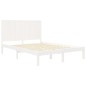 vidaXL Estructura de cama de madera maciza de pino blanca 140x200 cm