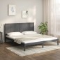 vidaXL Estructura de cama de madera maciza de pino gris 200x200 cm vidaXL Estructura de cama de madera maciza de pino gris 200x200 cm