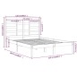 vidaXL Estructura de cama madera maciza de pino 120x200 cm vidaXL Estructura de cama madera maciza de pino 120x200 cm
