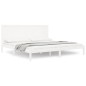 vidaXL Estructura de cama madera maciza de pino blanca 180x200 cm vidaXL Estructura de cama madera maciza de pino blanca 180x200 cm