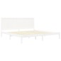 vidaXL Estructura de cama madera maciza de pino blanca 180x200 cm vidaXL Estructura de cama madera maciza de pino blanca 180x200 cm