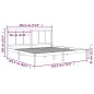 vidaXL Estructura de cama madera maciza de pino blanca 180x200 cm vidaXL Estructura de cama madera maciza de pino blanca 180x200 cm