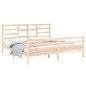 vidaXL Estructura de cama de madera maciza 200x200 cm vidaXL Estructura de cama de madera maciza 200x200 cm