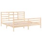 vidaXL Estructura de cama de madera maciza 200x200 cm vidaXL Estructura de cama de madera maciza 200x200 cm