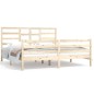 vidaXL Estructura de cama madera maciza 180x200 cm