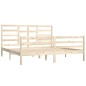 vidaXL Estructura de cama madera maciza 180x200 cm