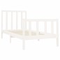 vidaXL Estructura de cama madera maciza de pino blanco 100x200 cm vidaXL Estructura de cama madera maciza de pino blanco 100x200 cm