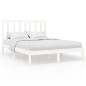 vidaXL Estructura de cama madera maciza blanca 120x200 cm vidaXL Estructura de cama madera maciza blanca 120x200 cm