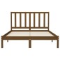 vidaXL Estructura de cama madera maciza de pino marrón miel 120x200 cm vidaXL Estructura de cama madera maciza de pino marrón miel 120x200 cm