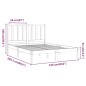 vidaXL Estructura de cama madera maciza de pino marrón miel 120x200 cm vidaXL Estructura de cama madera maciza de pino marrón miel 120x200 cm