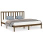 vidaXL Estructura de cama madera maciza de pino marrón miel 200x200 cm vidaXL Estructura de cama madera maciza de pino marrón miel 200x200 cm