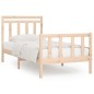 vidaXL Estructura de cama madera maciza de pino 90x200 cm vidaXL Estructura de cama madera maciza de pino 90x200 cm