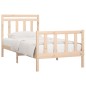 vidaXL Estructura de cama madera maciza de pino 90x200 cm vidaXL Estructura de cama madera maciza de pino 90x200 cm