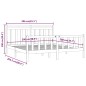 vidaXL Estructura de cama madera maciza marrón miel 200x200 cm vidaXL Estructura de cama madera maciza marrón miel 200x200 cm