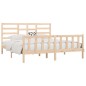 vidaXL Estructura de cama de madera maciza de pino 200x200 cm vidaXL Estructura de cama de madera maciza de pino 200x200 cm