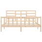 vidaXL Estructura de cama de madera maciza de pino 200x200 cm vidaXL Estructura de cama de madera maciza de pino 200x200 cm