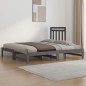 vidaXL Sofá cama extraíble madera maciza de pino gris 2x(90x200) cm vidaXL Sofá cama extraíble madera maciza de pino gris 2x(90x200) cm