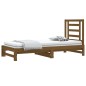 vidaXL Sofá cama extraíble madera maciza de pino marrón 2x(90x200) cm vidaXL Sofá cama extraíble madera maciza de pino marrón 2x(90x200) cm